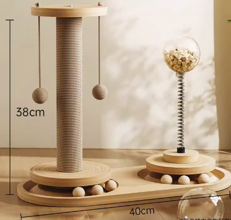 Vielseitiger 4-in-1 Katzenkratzbaum