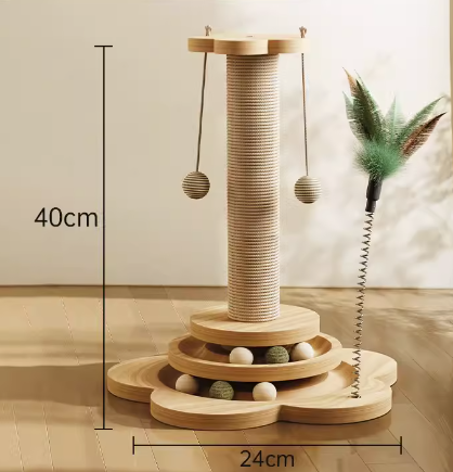 Vielseitiger 4-in-1 Katzenkratzbaum
