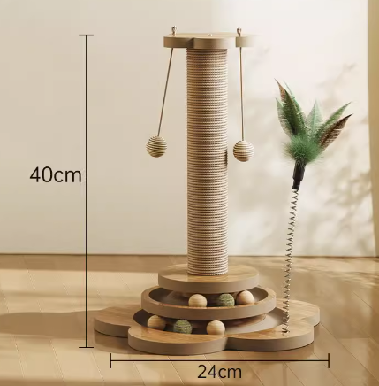 Vielseitiger 4-in-1 Katzenkratzbaum