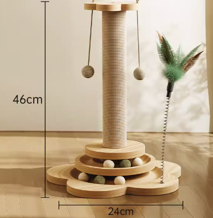 Vielseitiger 4-in-1 Katzenkratzbaum